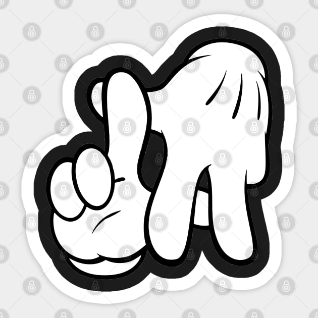 L.A. Hands. Sticker by NineBlack